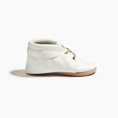 Toasted Bright White Oxford Baby Shoe - Norani Baby