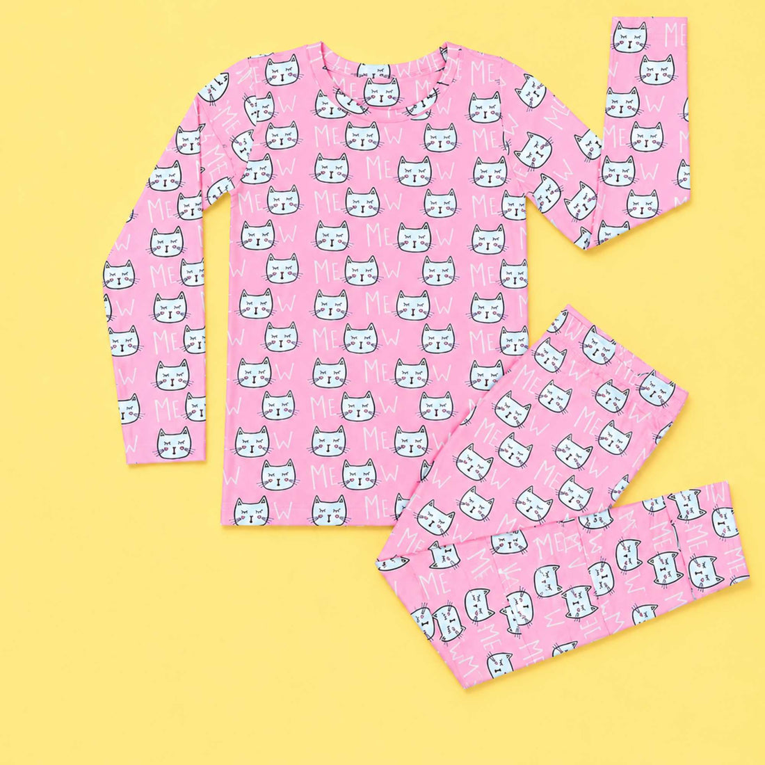 Modal Kids Pajamas - Kitty Cats - Norani Baby