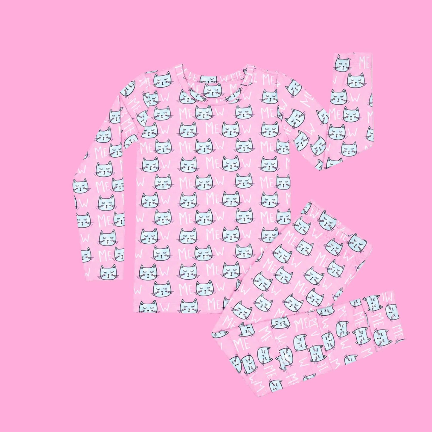 Modal Kids Pajamas - Kitty Cats - Norani Baby