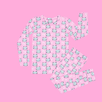 Modal Kids Pajamas - Kitty Cats - Norani Baby