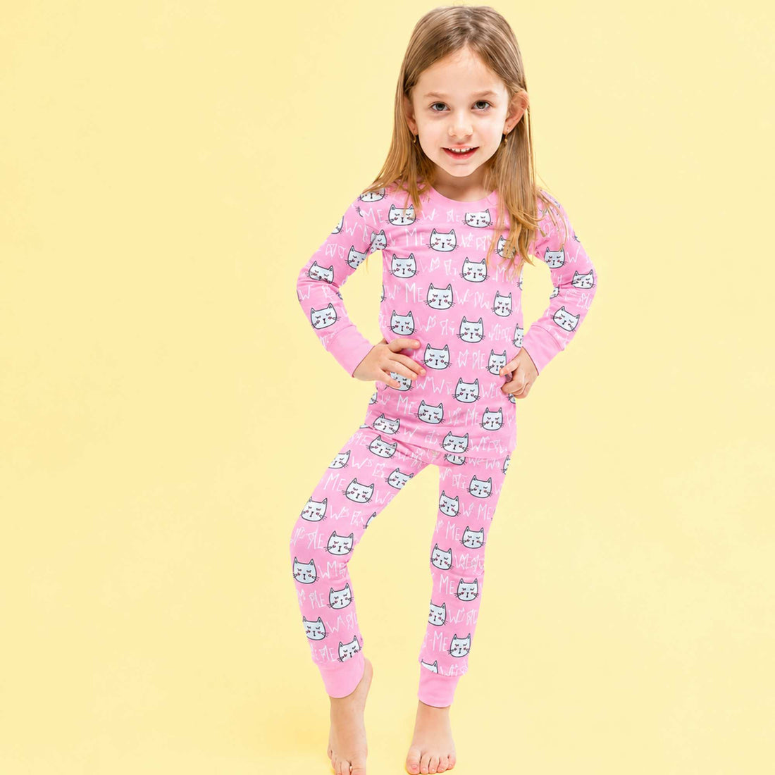 Modal Kids Pajamas - Kitty Cats - Norani Baby