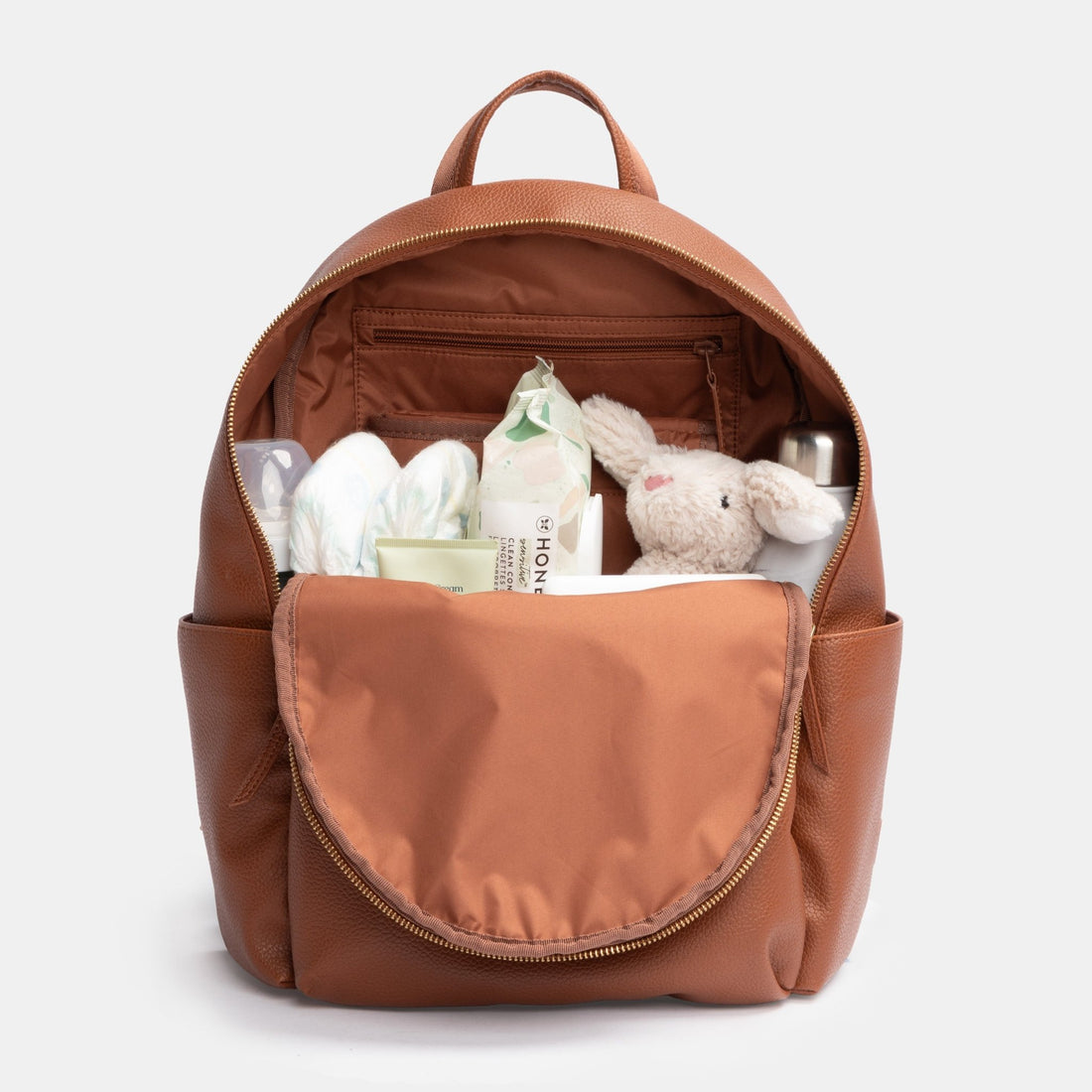 Cognac Classic City Diaper Bag II - Norani Baby