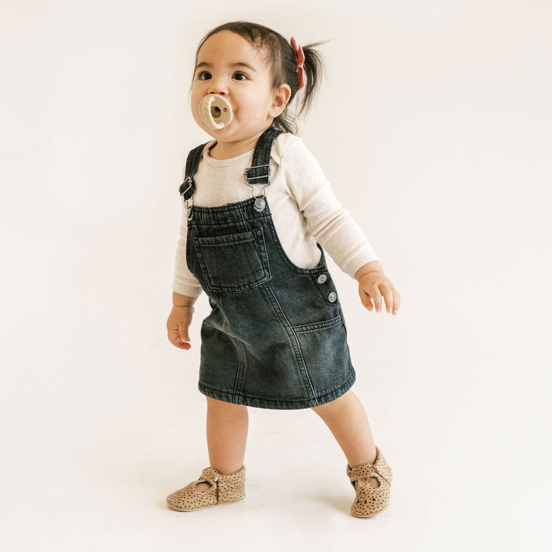 Almond Speckles Mary Jane Baby Shoe - Norani Baby