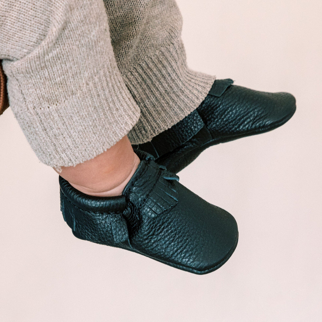 Ebony Moccasin Baby Shoe - Norani Baby