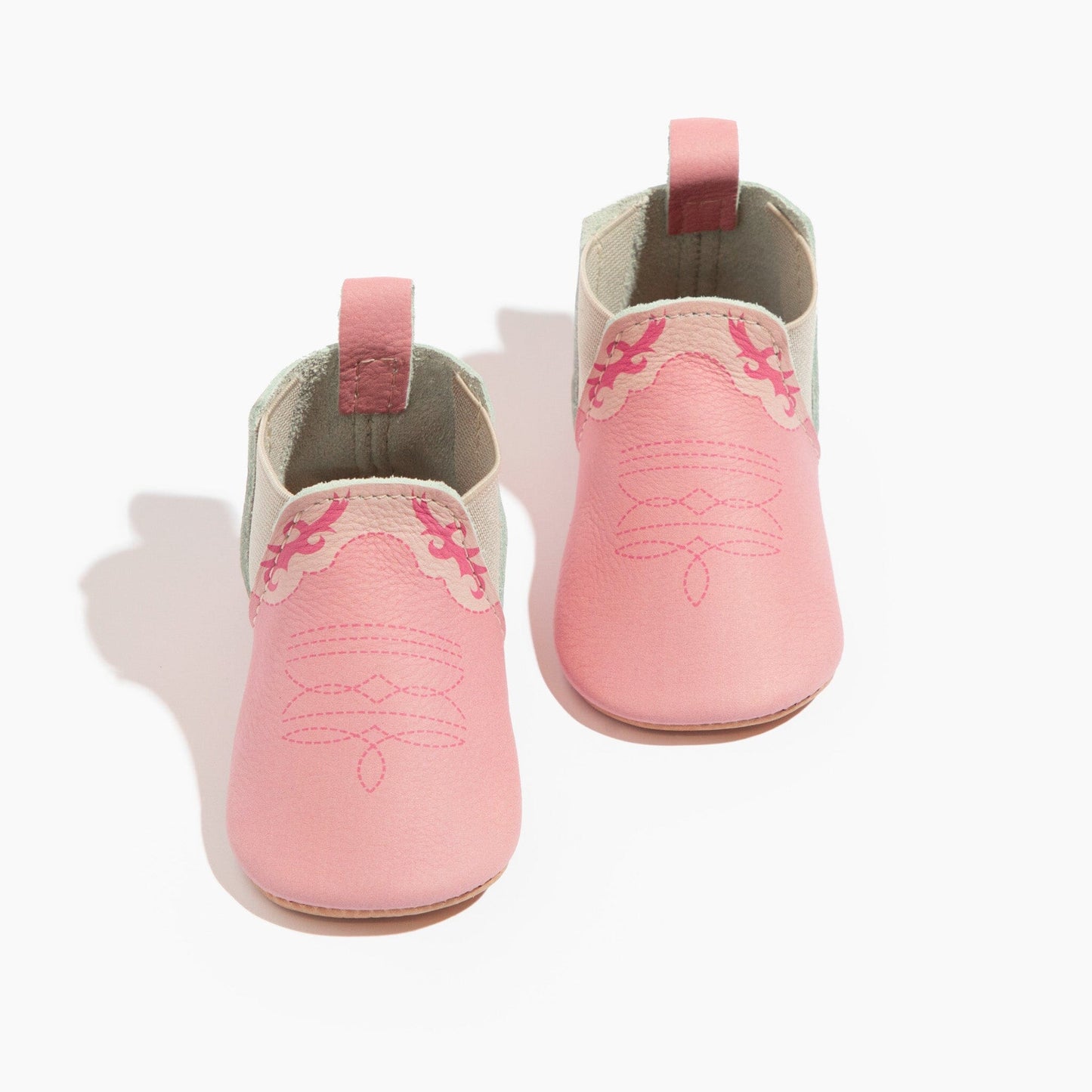 Bubblegum Cowboy Chelsea Boot Baby Shoe - Norani Baby