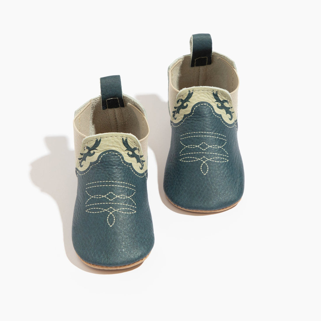 Denim Cowboy Chelsea Boot Baby Shoe - Norani Baby