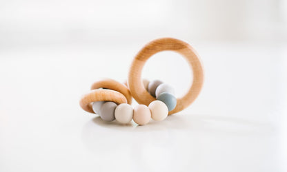 Saturn Ring Wooden Baby Teether - Norani Baby