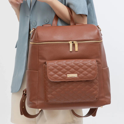 Signature Diaper Bag Caramel - Norani Baby