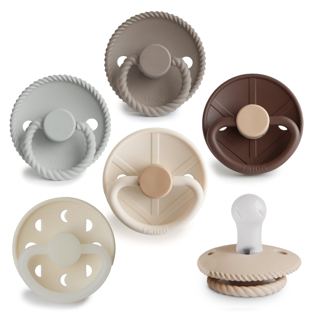 FRIGG Silicone Pacifier 6 - Pack - Norani Baby
