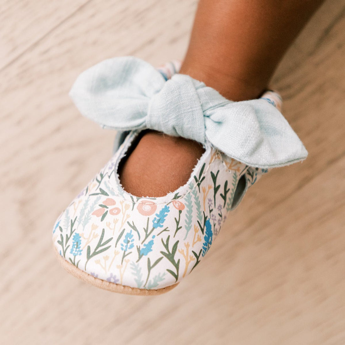 Wallflower Knotted Bow Mocc - Norani Baby