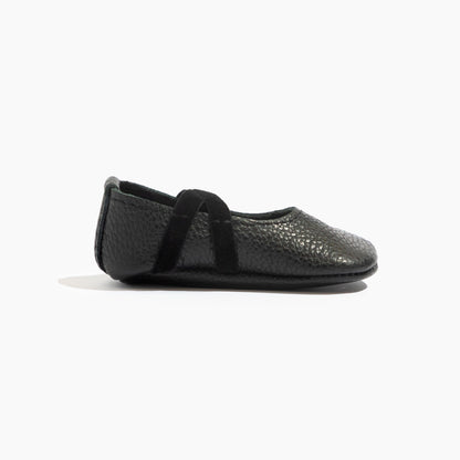 Ebony Ballet Slipper Baby Shoe - Norani Baby