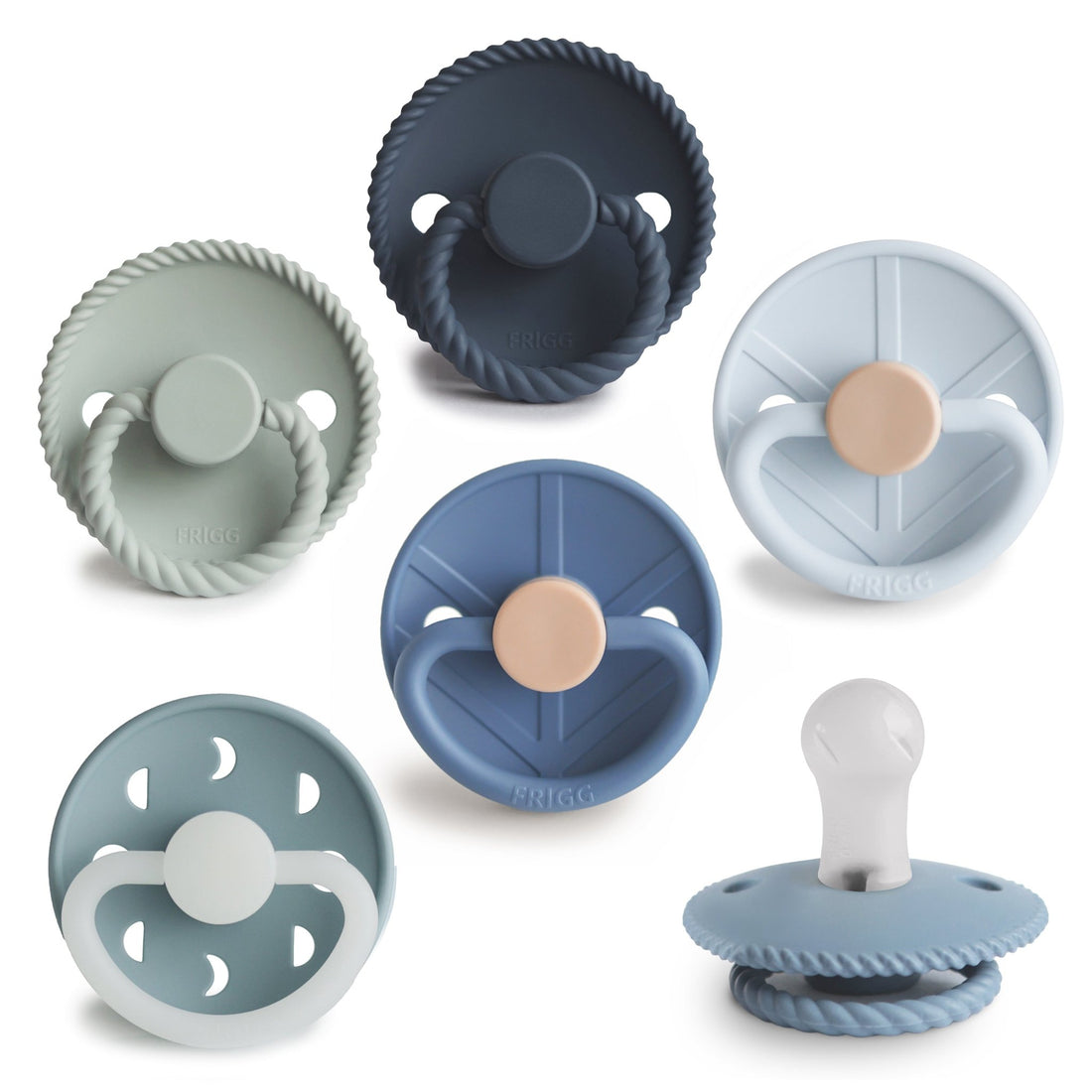 FRIGG Silicone Pacifier 6 - Pack - Norani Baby