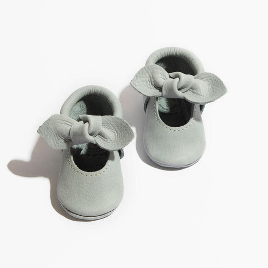 Greatest Snow on Earth Knotted Bow Baby Shoe - Norani Baby