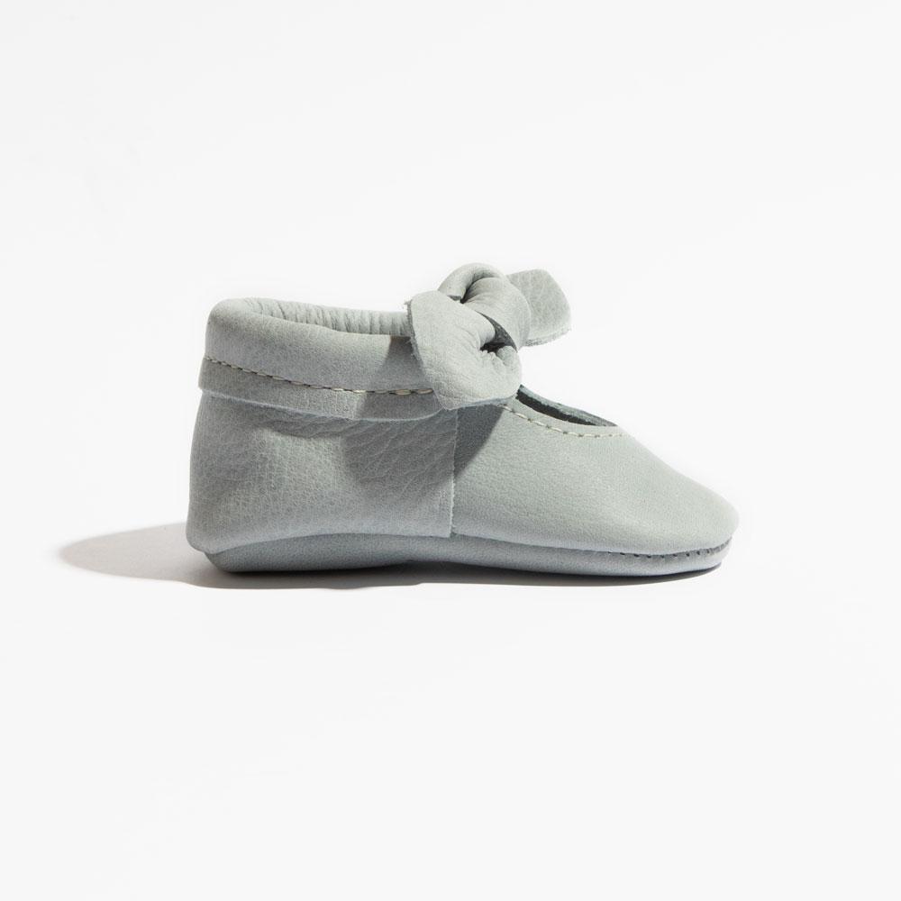 Greatest Snow on Earth Knotted Bow Baby Shoe - Norani Baby
