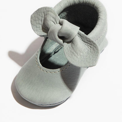 Greatest Snow on Earth Knotted Bow Baby Shoe - Norani Baby