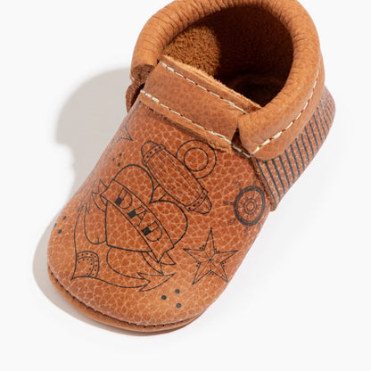I Heart Dad City Baby Shoe - Norani Baby