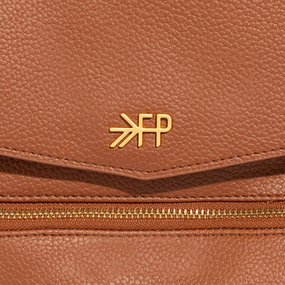 Cognac Mini Classic Diaper Bag II - Norani Baby
