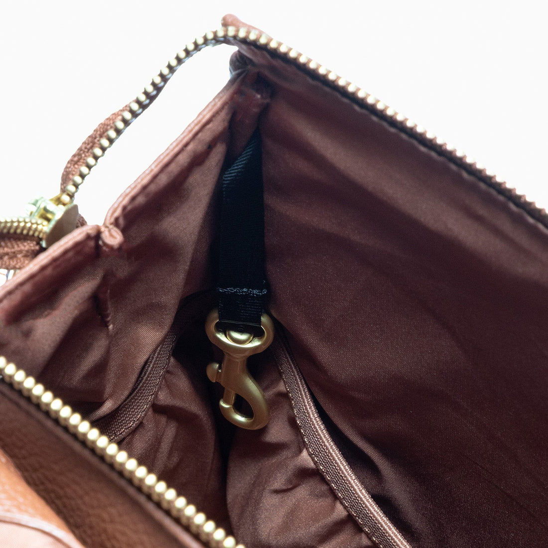 Cognac Mini Classic Diaper Bag II - Norani Baby