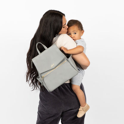 Stone Mini Classic Diaper Bag II - Norani Baby