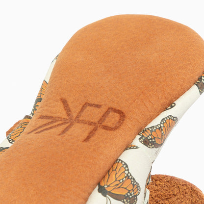 Monarch Butterfly Knotted Bow Baby Shoe - Norani Baby