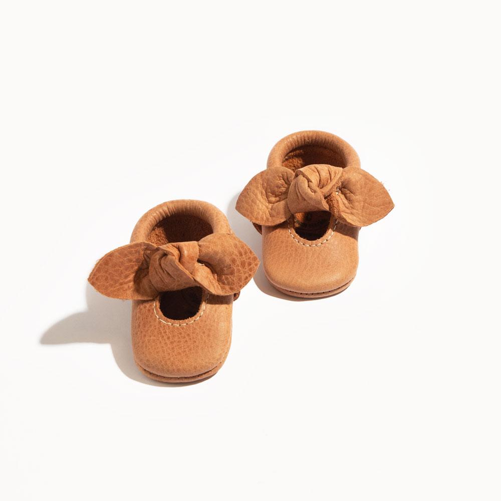 Newborn Zion Knotted Bow Baby Shoe - Norani Baby