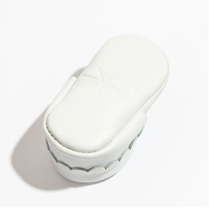 Newborn Bright White Mary Jane Baby Shoe - Norani Baby