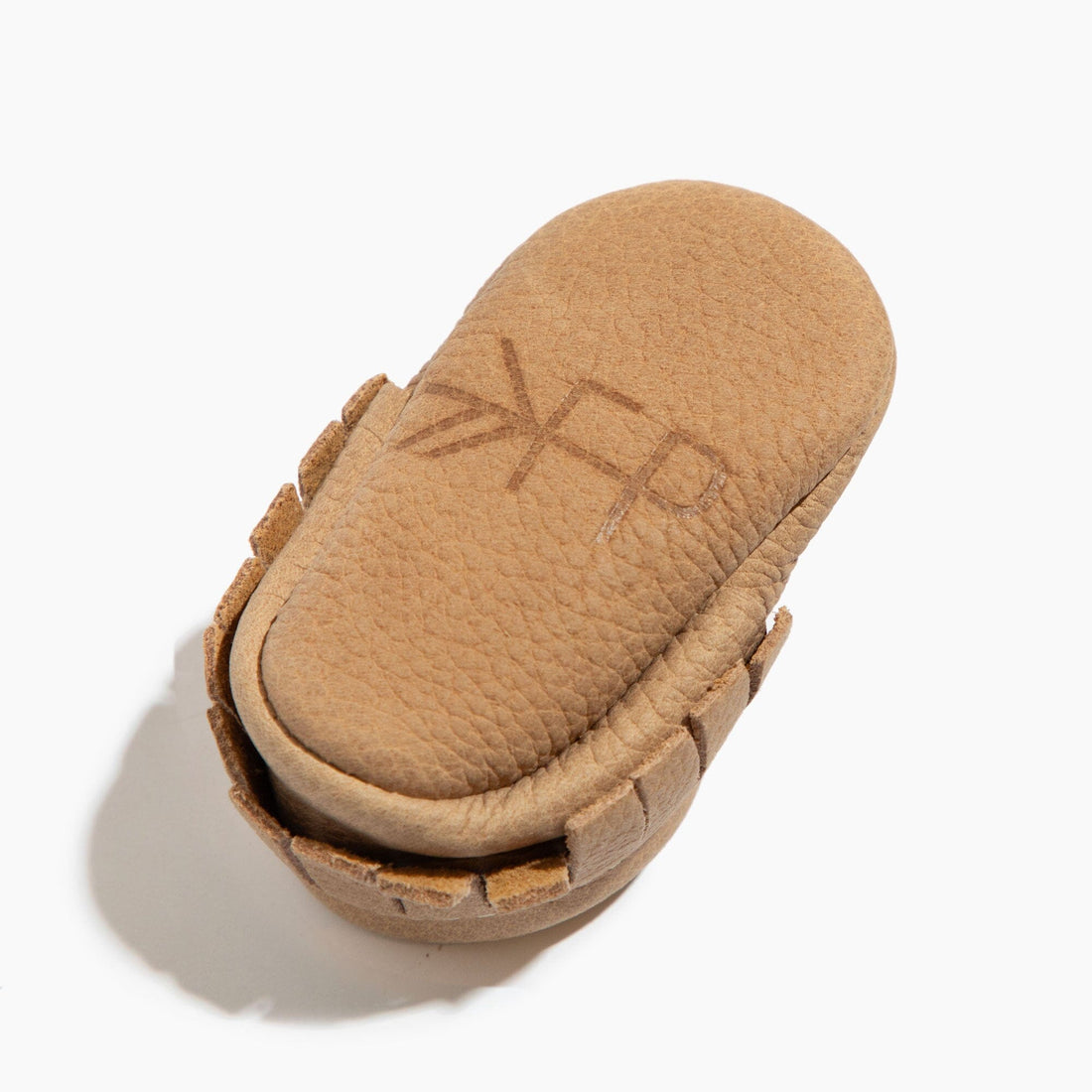 Newborn Weathered Brown Moccasin Baby Shoe - Norani Baby