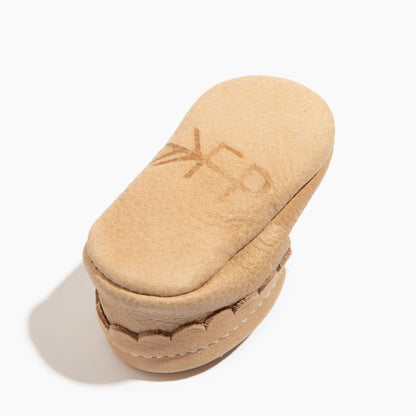 Newborn Weathered Brown Mary Jane Baby Shoe - Norani Baby