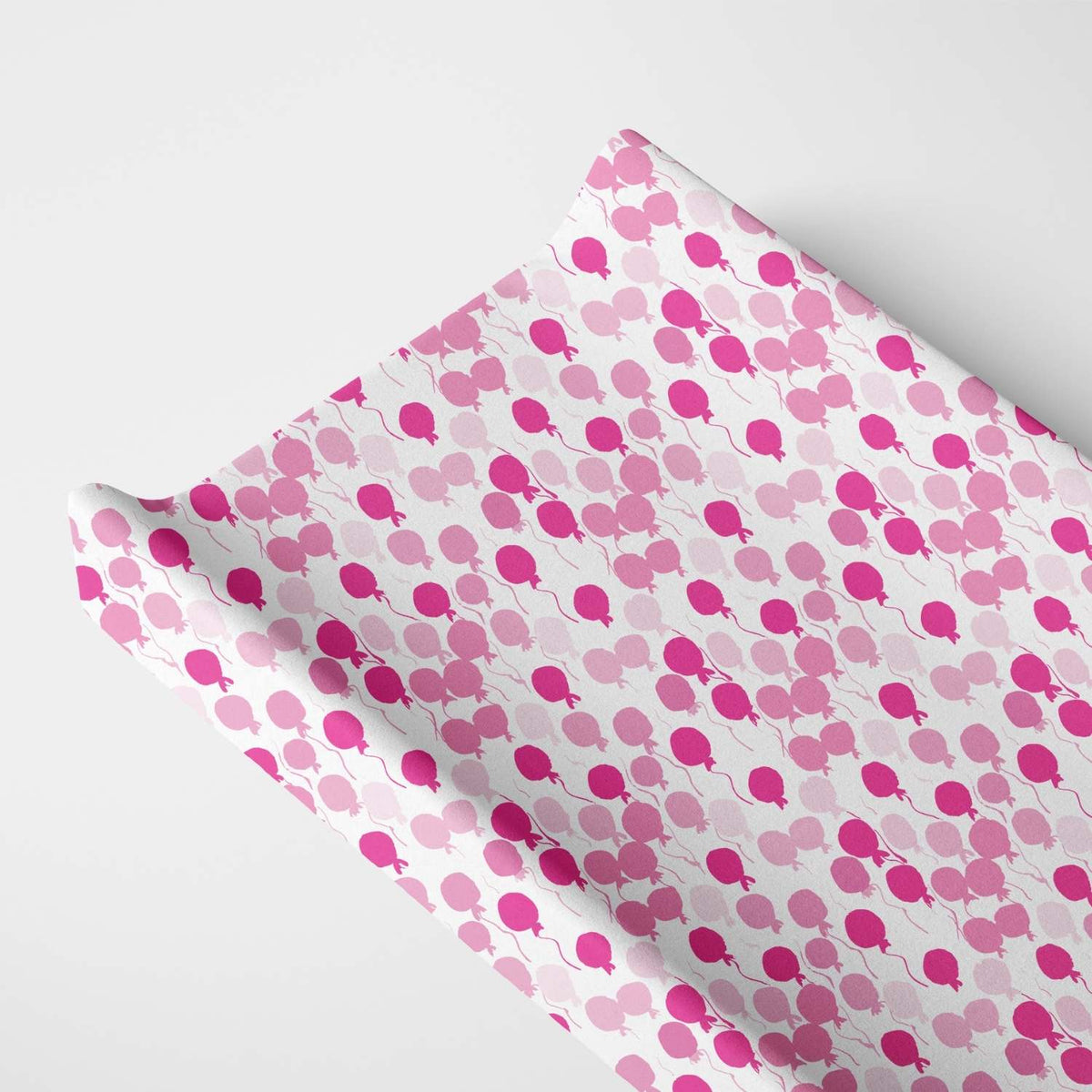 Norani Baby Changing Pad Cover in Pink Balloons