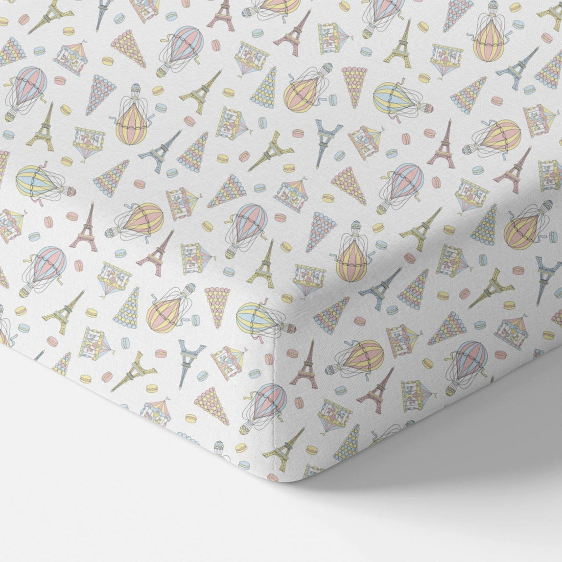 Norani Baby Crib Sheet- Paris