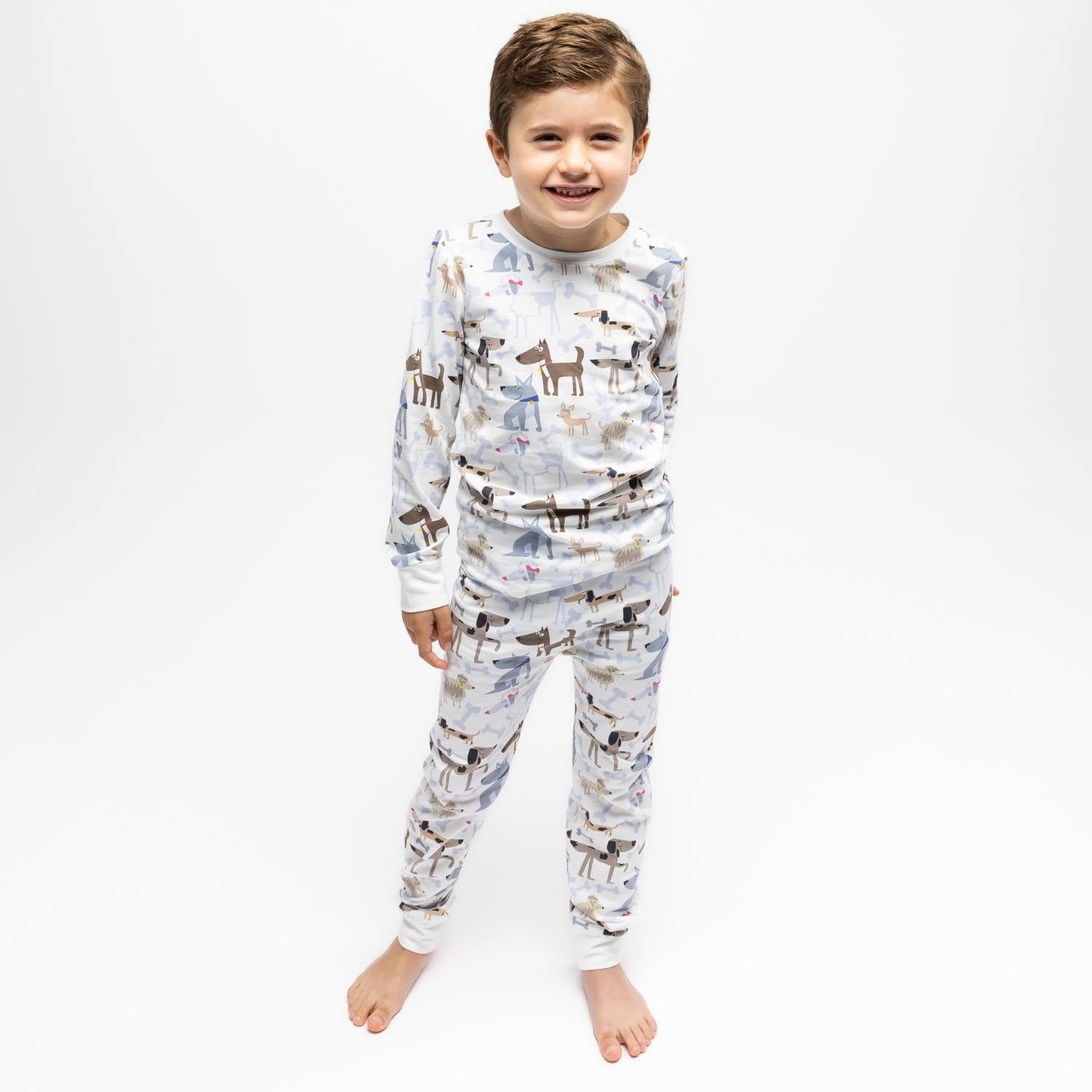  Norani Baby Long Sleeve Kids Pajamas in Dogs and Puppies