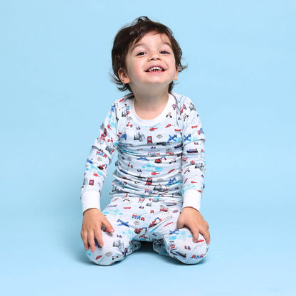 Norani Baby Organic Kids Pajamas - Transportation