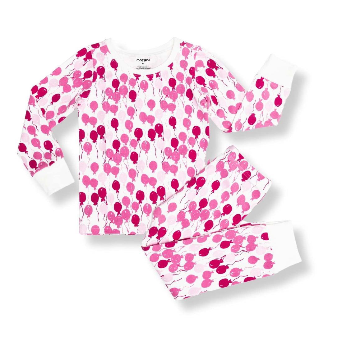 Norani Baby Pajamas Pink Balloons