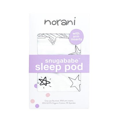 Norani Baby Snugababe Swaddle Pod in Star print