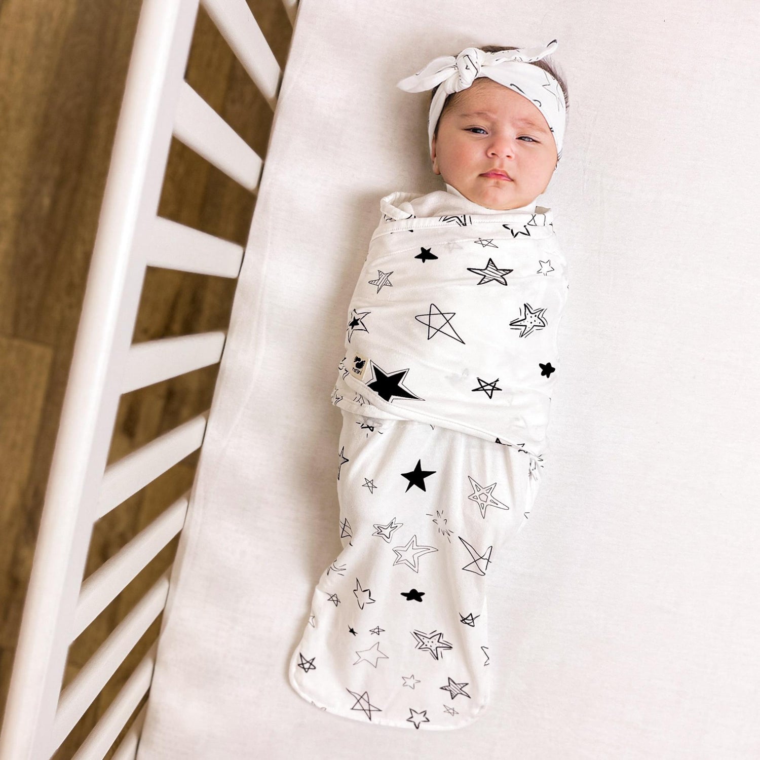 Norani Baby Snugababe Swaddle Pod in Star print