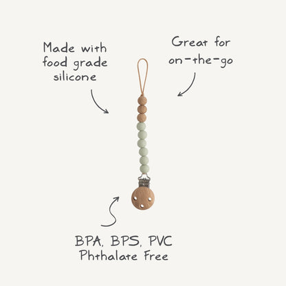 Silicone Pacifier Clip | Eva - Norani Baby