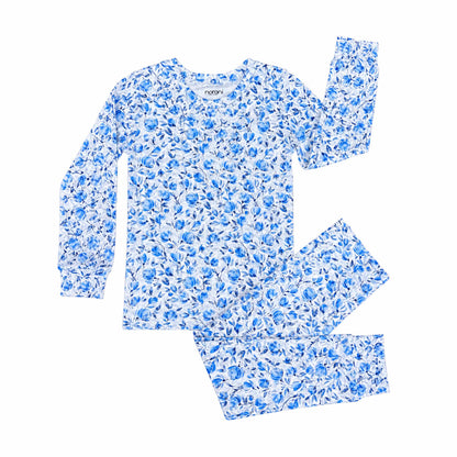 Modal Kids Pajamas - Blue Petals - Norani Baby