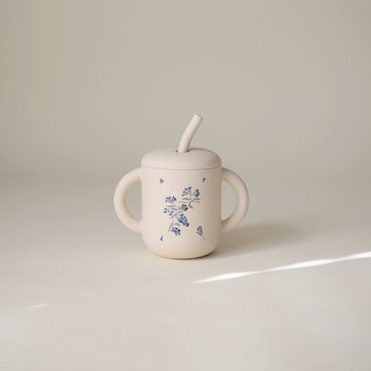Silicone Training Cup + Straw - Norani Baby