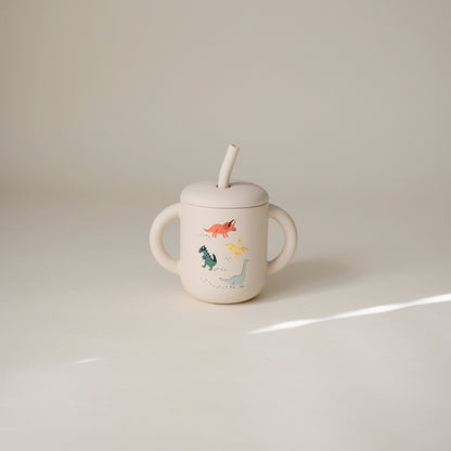 Silicone Training Cup + Straw - Norani Baby