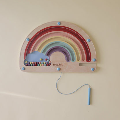 Wooden Magnetic Rainbow Maze - Norani Baby