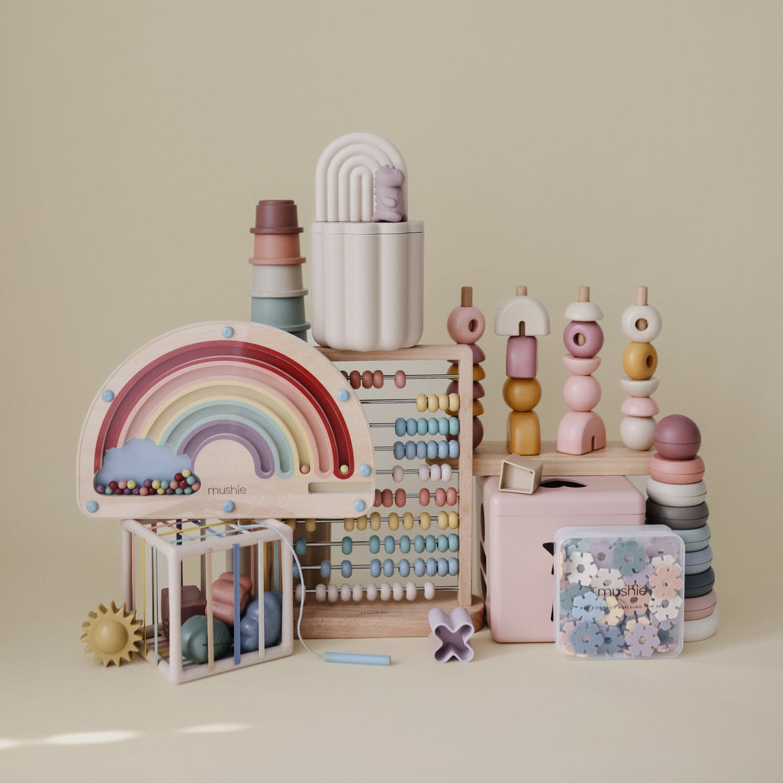 Wooden Magnetic Rainbow Maze - Norani Baby