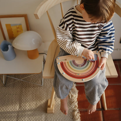 Wooden Magnetic Rainbow Maze - Norani Baby