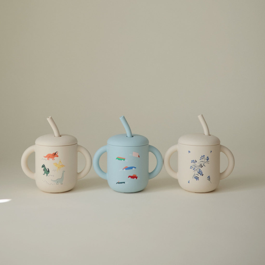Silicone Training Cup + Straw - Norani Baby