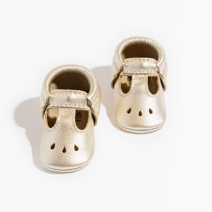 Platinum Mary Jane Baby Shoe - Norani Baby