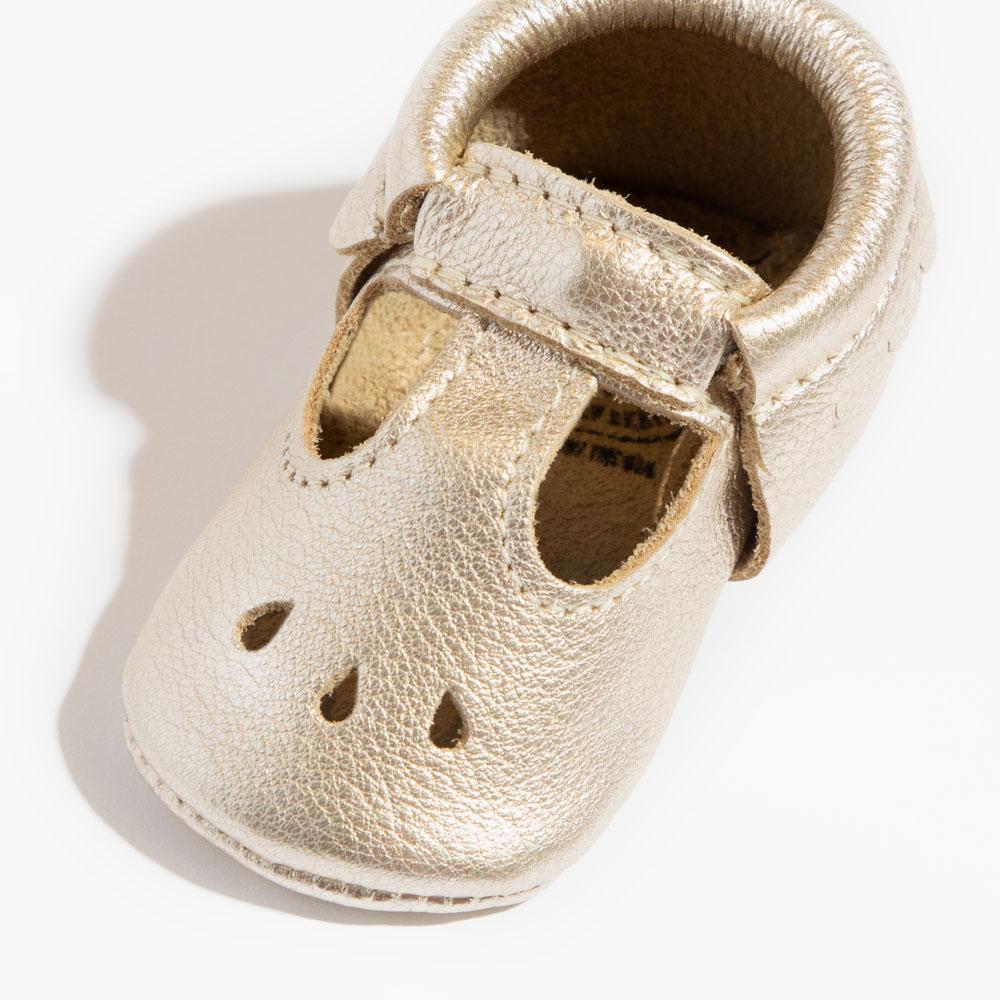 Platinum Mary Jane Baby Shoe - Norani Baby