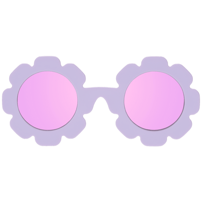 Irresistible Iris Flower I Polarized Lavender Mirrored Lenses - Norani Baby