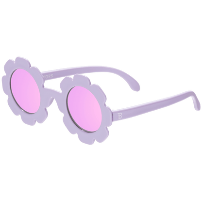Irresistible Iris Flower I Polarized Lavender Mirrored Lenses - Norani Baby