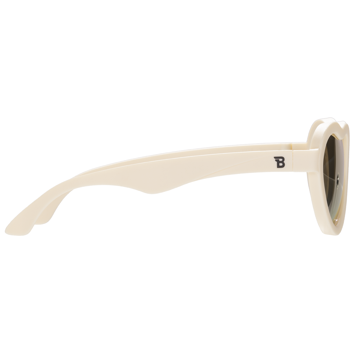 Sweet Cream Heart | Polarized Rose Gold Mirrored Lenses