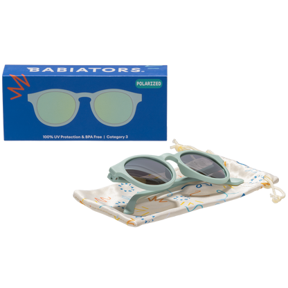Seafoam Blue Keyhole | Polarized Seafoam Mirrored Lenses