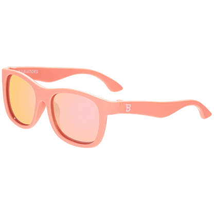 Perfectly Papaya Navigator | Polarized Peach Mirrored Lenses - Norani Baby